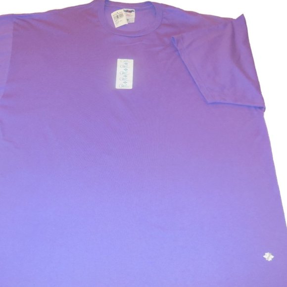 Women's T-shirt Jerzees Purple 2X NWT casual top short sleeve plus size - Picture 4 of 4